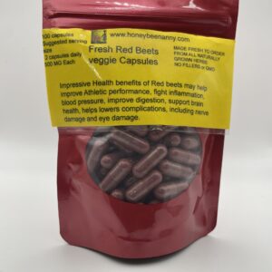Honey Bee Nanny Red Beet 100 Capsules